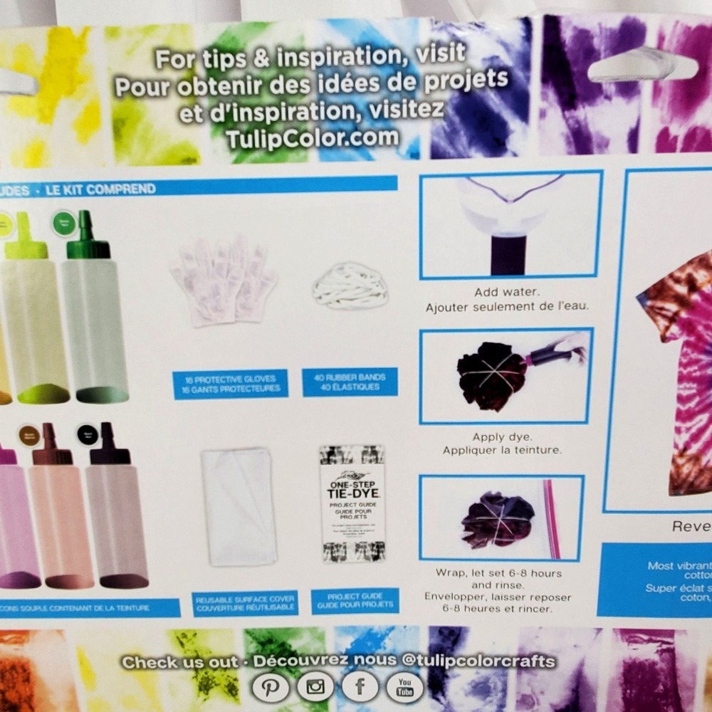 Tulip One-Step Tie-Dye Kit 70-Piece Super Big No Presoaking Required - Picture 7 of 11